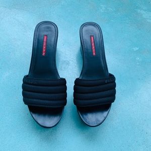 Prada Platform Slides
